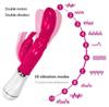 10 Speed Dildo Sex Toy Rabbit Vibrator Vagina Clitoris Female Massager Masturbation Electric Motor Sex