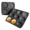 4/9/12 Hole Hamburger Bread Mold Non-Stick Baking Pan Hamburger Bun Pan  Fast Food Restaurants