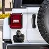 Adesivo Divertente Gorilla con le Mani Incrociate per Auto Vinile Impermeabile Decalcomania su Paraurti Finestrino Posteriore Laptop Decalcomania Autoadesiva Per Accessori Auto TM241