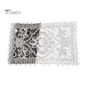 Washable Fabric Doilies for Vases White Lace Doily, Elegant Retro Placemat, Embroidered Table Small Round Placemats Jewelry Trays Mat, Rectangular