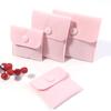 1PC Jewellery Pouch Packaging Bag Soft Velvet Gift Bracelet Necklace Earrings Rings Storage Button Velvet Bag Custom Logo
