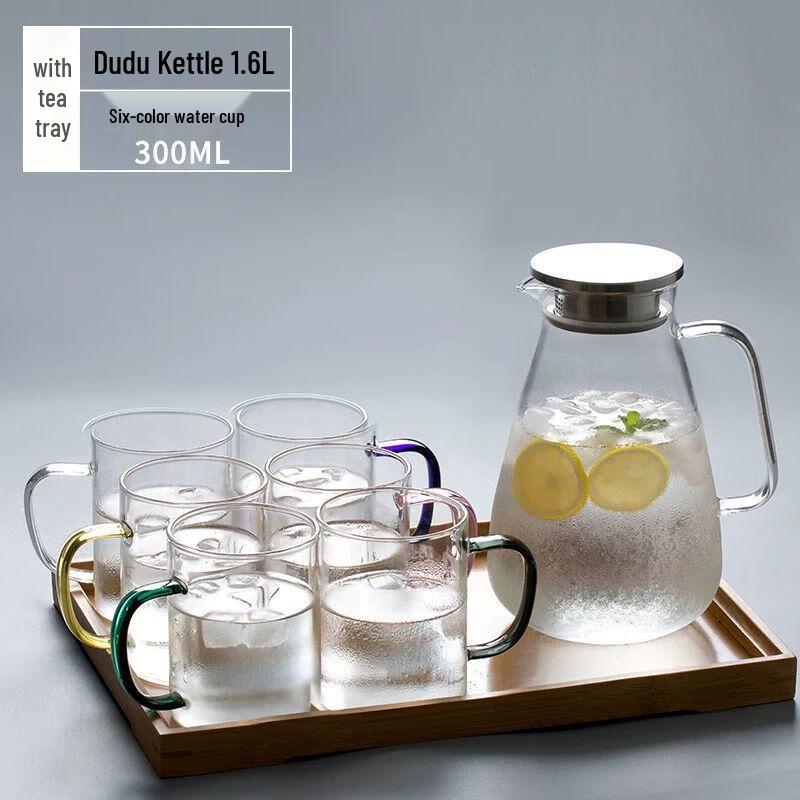 Heat-Resistant Glass Mug with Handle