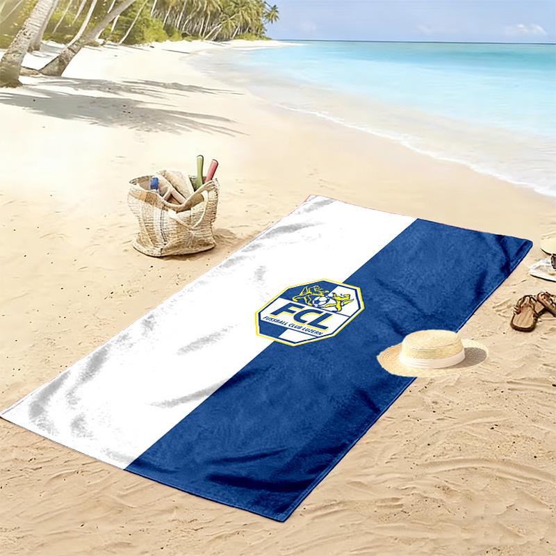 FC Luzern Print Beach Towel, Large Soft Quick Dry Towel for Beach Camping Swimming