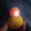 Model Doll Yellow Duck Keychain Animal Shape LED Duck Keyring Sound Light Keychain  Festival Gifts