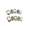 Champagne Gold Cat Eye Rhinestone Press-On Nails: Luxurious Daily Wear with White-Brightening Versatile Design