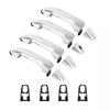 4-Piece Exterior Door Handles for 2014-2017 Chevrolet Silverado 1500