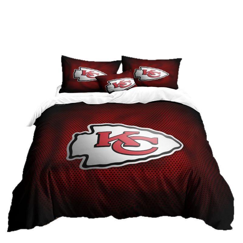 Rugby Team Series 3D Digital Printing Three-Piece Bedding Kit Sheet Quilt Cover