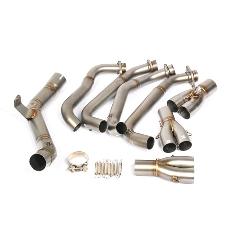 For Kawasaki Z900 Motorcycle Exhaust System Front Link Pipe Header Connect Pipe Exhausts Pipes