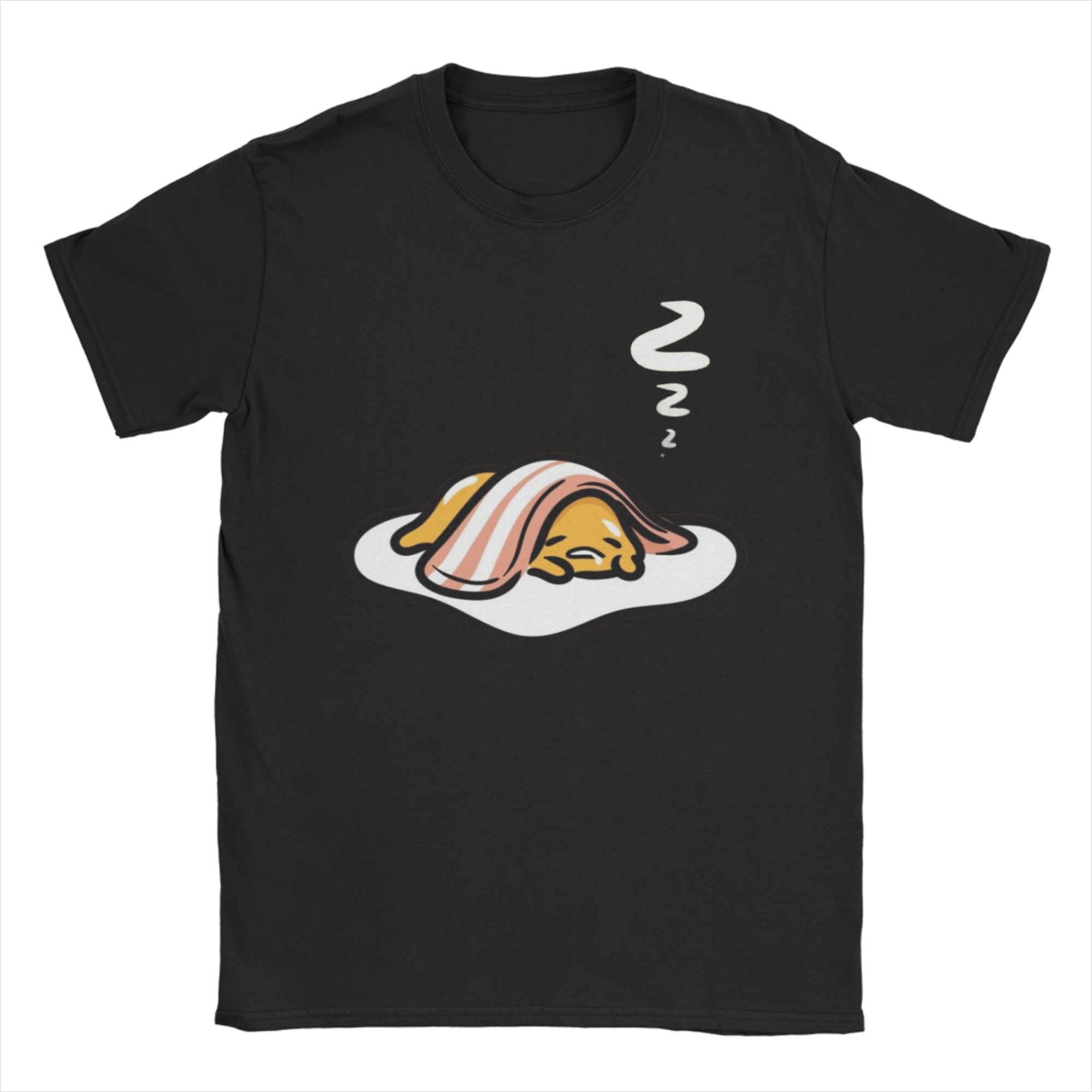 

Casual Gudetama More Sleep Tshirt Men Round Neck Short Sleeve Tops Shirts Cotton Summer TopsTops 4XL