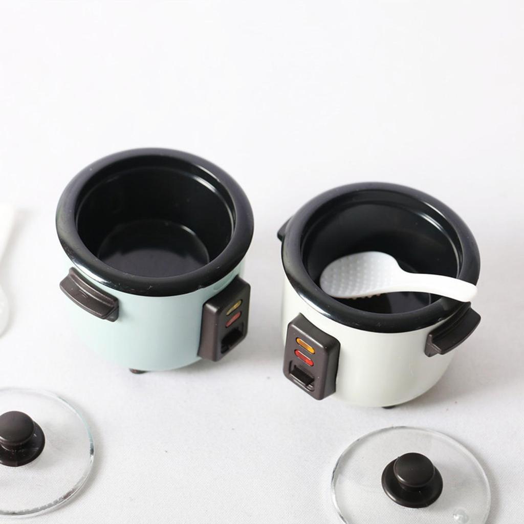Gift For Dollhouse Lover Miniature Electric Cooker Toy For Doll House Dollhouse Kitchen Furniture Toy