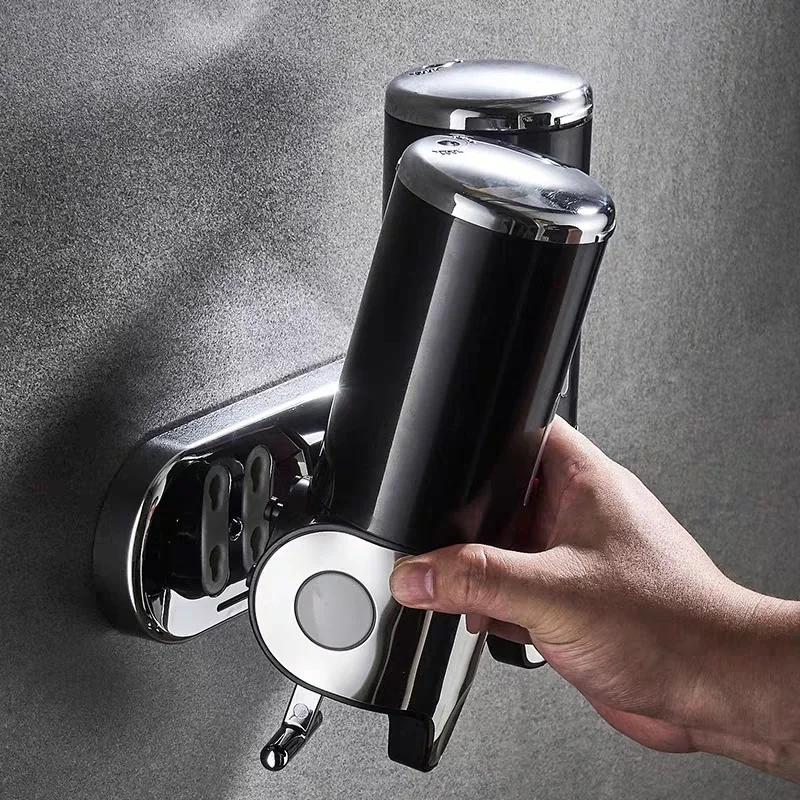 Foam Soap Dispenser Hand Sanitizer Holder Bathroom Wall Mount Soap Shampoo Head Shower Liquid Dispenser For Bathroom Accessories