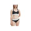 Calvin Klein Color Block Letter Print Sleeveless Bra Women Black QF1654-001