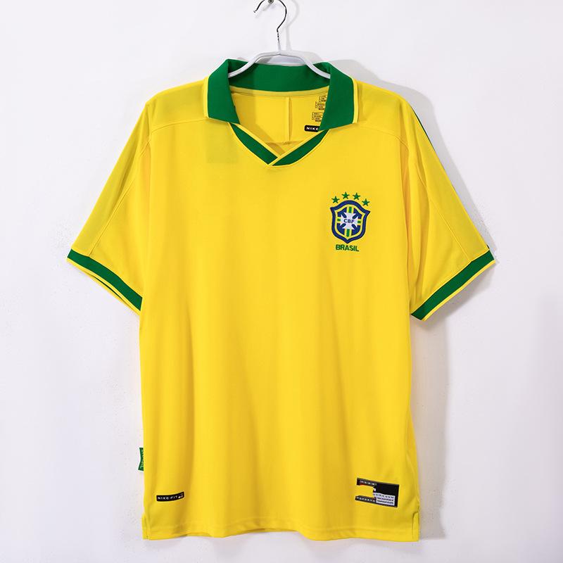 Brazilian Retro Classic Multi-Season Jersey Fan Version Short-Sleeved Home Football Jersey