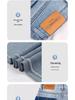 Women's High Waist Wide Leg Jeans - 2025 Spring/Autumn Retro Slim Fit Straight Leg Pants