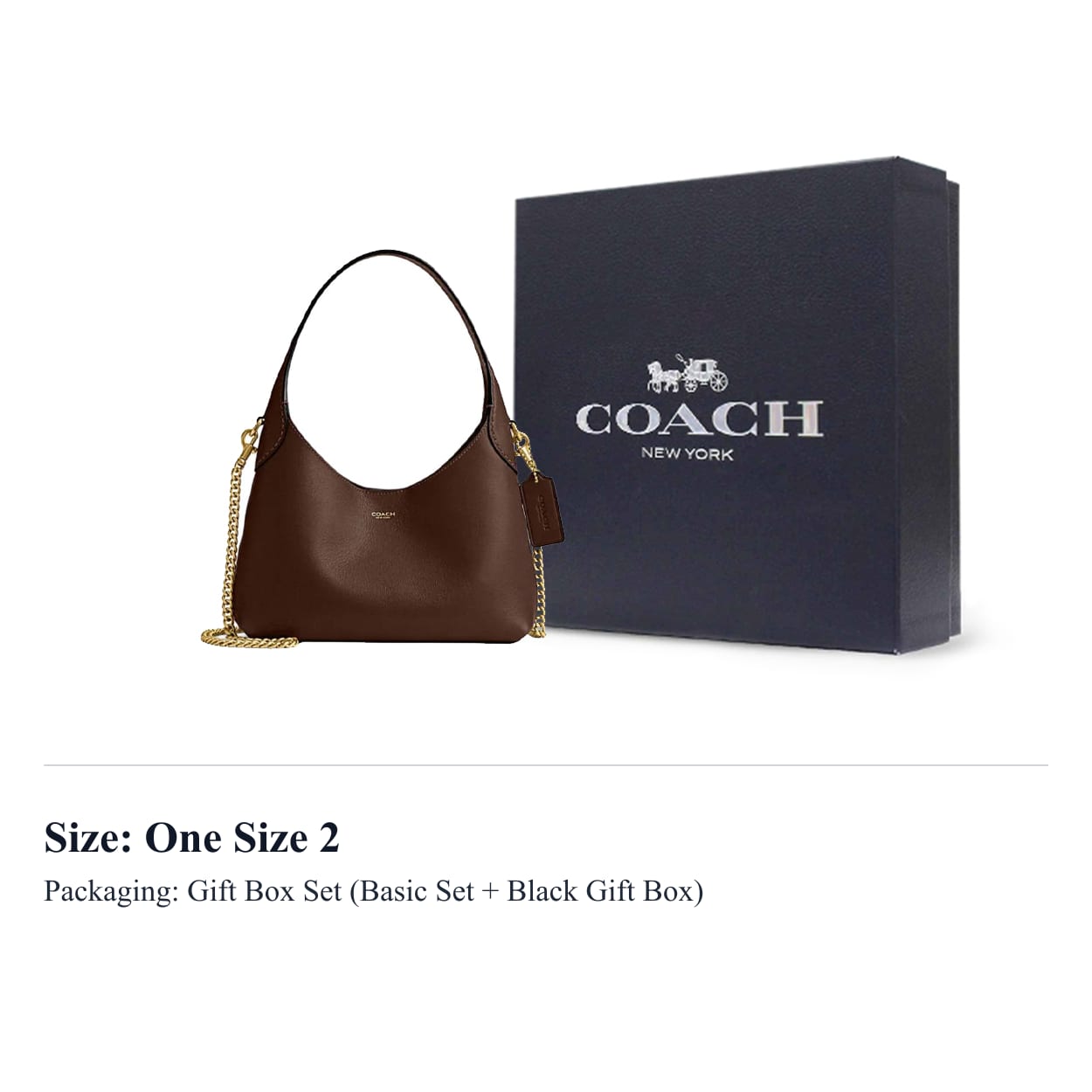 COACH Brooklyn Cow Leather Crossbody One