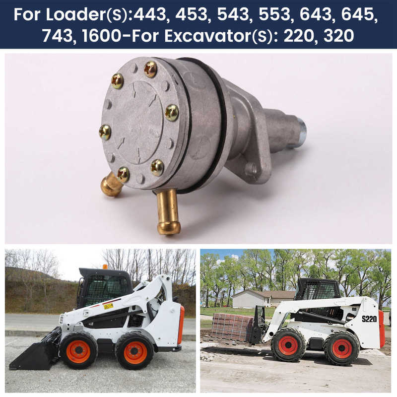 Heißer Verkauf - Kraftstoffpumpe mit Dichtung 6598121 6599008 6666850 Für Kubota B1550 B1750 B2150 M4030 M4950 M5030,Kraftstoffpumpe mit Dichtung 6