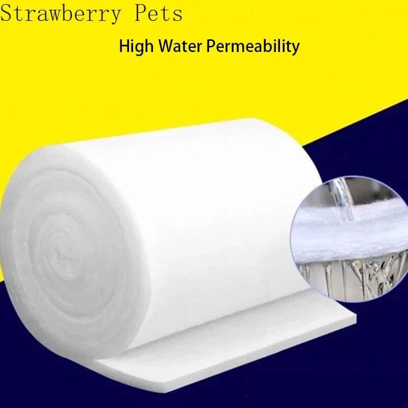 

3cm Thick Aquarium Filter Super Thick Biochemical Filter Cotton Sponge for Aquarium Fish Tank Bio Cotton Foam Skimmer белый