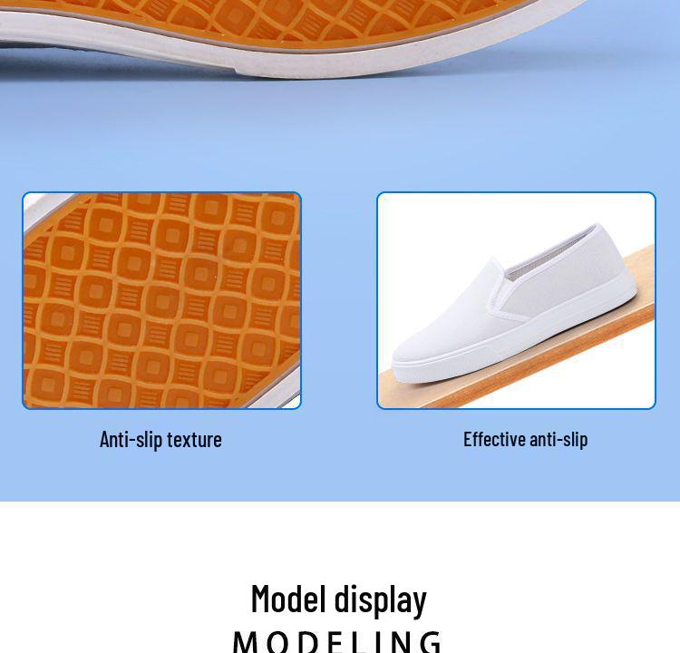 Women's Black Flat Canvas Shoes - Soft Sole, Casual, Morning Exercise Sneakers