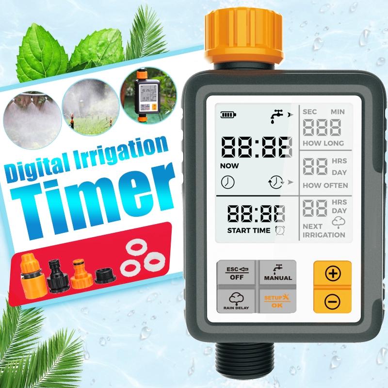 

Водонепроницаемый садовый таймер для автоматического полива IP44 ЖК-электронные контроллеры полива Таймер полива Дом Цифровой интеллект Полив