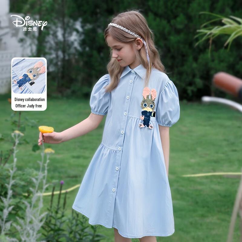 Disney Girls  Elsa Princess Short Sleeve Dress 120