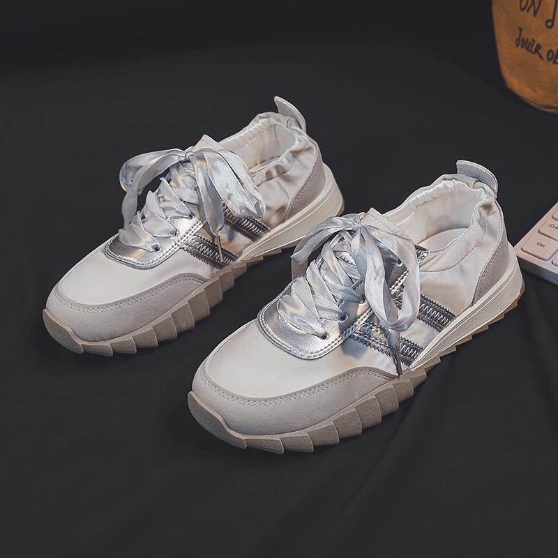 Dad Shoes Sneaker Women's Spring and Autumn New Soft Bottom Lightweight Student Soft Bottom Casual Running Shoes Women's Fashion