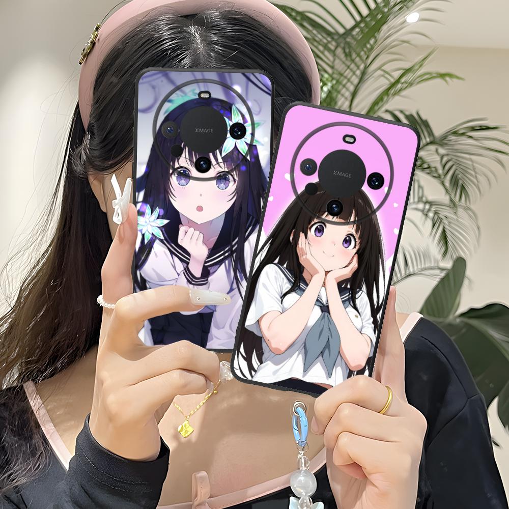 Hyouka Chitanda Matte TPU Mobile Phone Case for Huawei Mate 60 50 40 30 20 10 Pro Plus Lite E 5G Colorful Printing Cover