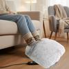 Comfortable Heated Fleece Lining 5 Temperature Seting Compact Electric Foot Warmers Plush Thermal Socks USB Operated