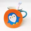 Table Decor Animals Cartoon Mugs Cover Heat Resistent Cup Mat Place Mats Silicone Coaster Placemats