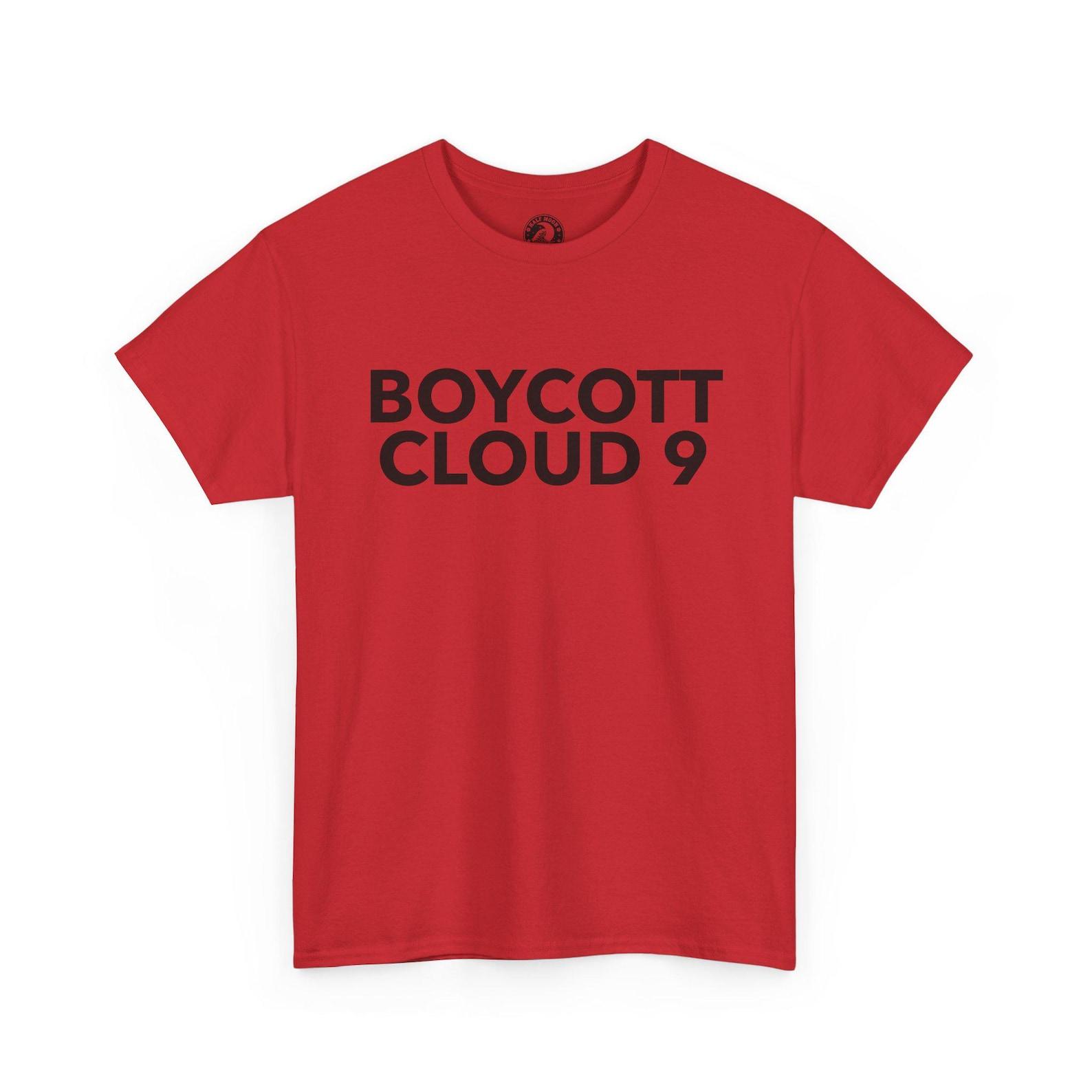 SUPERSTORE Boycott Cloud 9 Tee | Bold Text Graphic Shirt M