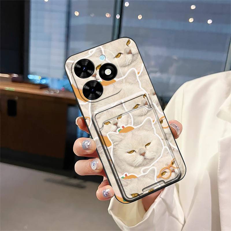 

Чехол-книжка Полная защита Чехол для телефона Для Tecno Spark Go 2024/Spark20C/BG6/POP8 Граффити Водонепроницаемый Силиконовый Противоударный ТПУ Tecno Spark Go 2024/Spark