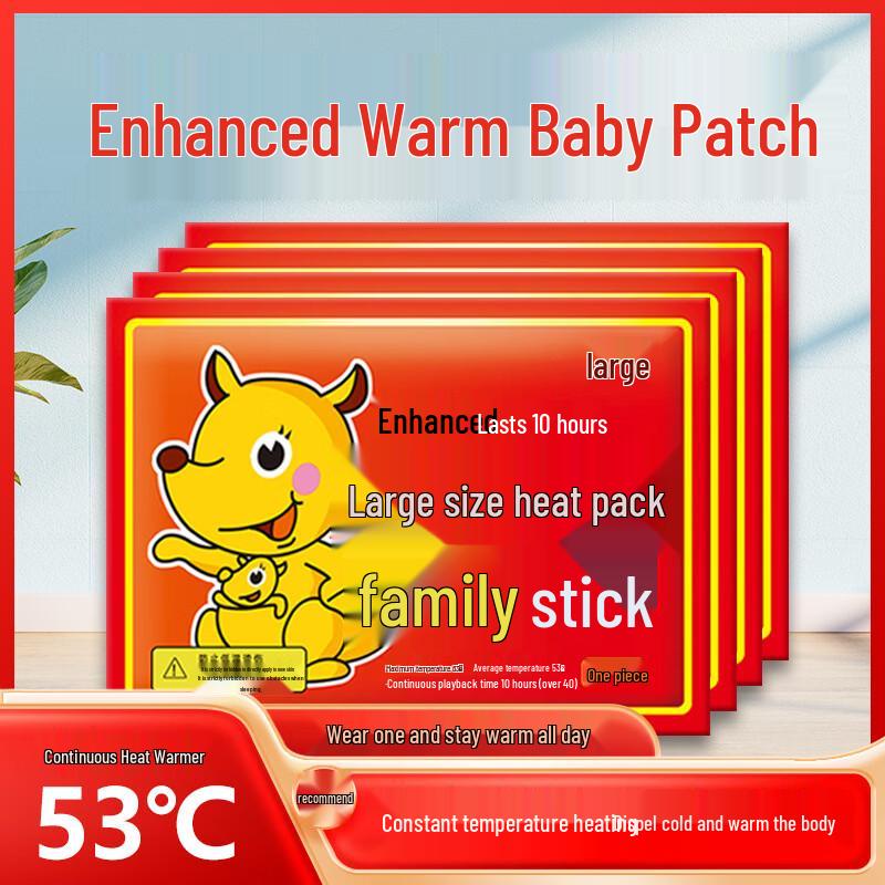 Large Long-Lasting Warming Patches