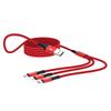 Car Emblem 3in1 Type C Lightning Micro USB Fast Charging Cable for Audi C5 C6 C7 A4 B6 B8 B7 A6 A3 A5 Q3 Q5 Q7 8P S3 S5 S1 S4 S2 RS3 RS4 RS5 RS6 RS8