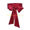 49MD 250cm Bowknot Waist Belt Dress Decoration Waist Strap Women's Skirt Waistband Long Ribbon Bowknot Wide Belt Girdle