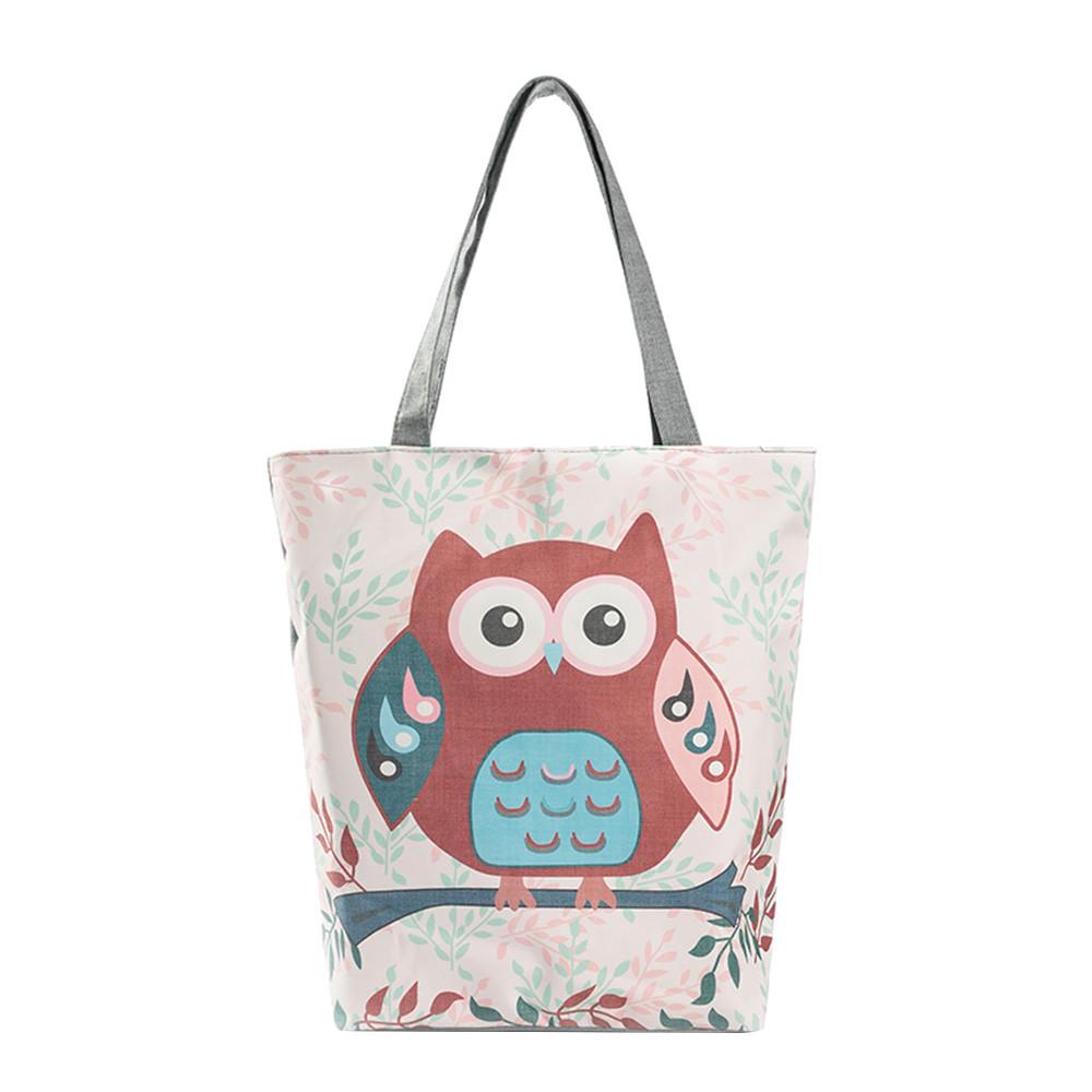 owl canvas bag