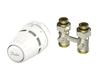 Danfoss Thermostatic Set with Regus RA Head, Nut + RLV-KB 1/2 Inch