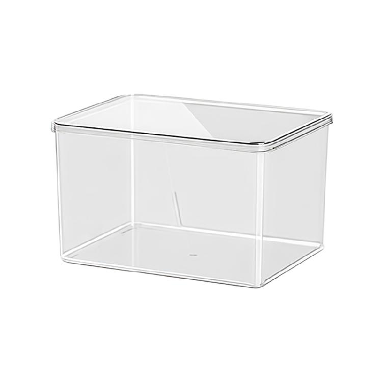 Klares Acryl Schreibtisch-Aquarium Bruchsicher Rahmenlos Wasser-Terrarien für Betta Garnelen Fische