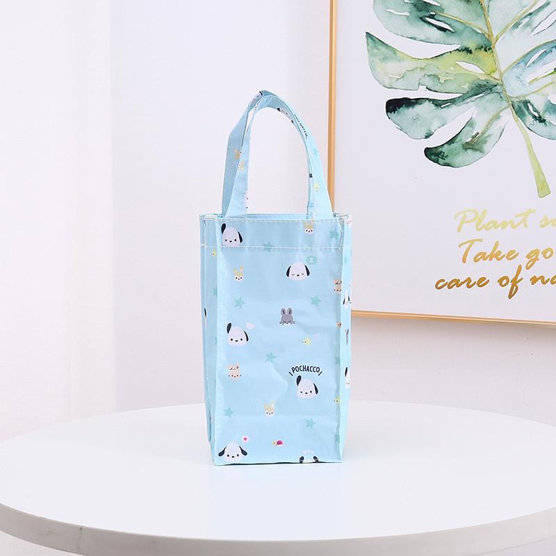 Hello Kitty Kuromi My Melody Cinnamoroll Pattern Cup Umbrella Canvas Storage Bag For Travel And Daily Use