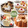 DIY Silicone Baking Pan 2-Cavity Cake Mold Non-Stick Doughnut Baking Mold  Dessert