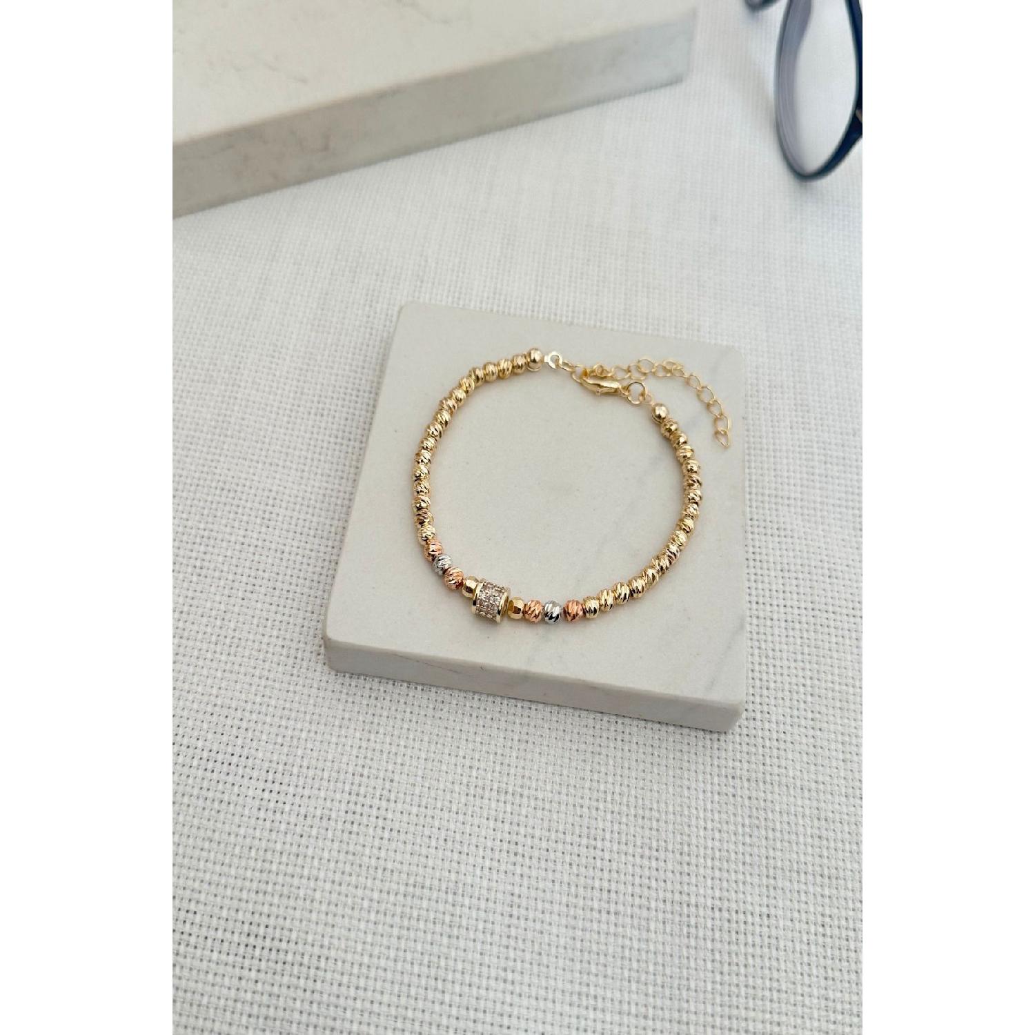 

Dorica Sparkle Stone Detail Bracelet 21 cm золотий