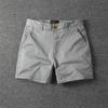 Men's Trendy Pure Cotton Elastic Three-Quarter Summer Shorts - Fashionable, Versatile, and Casual.