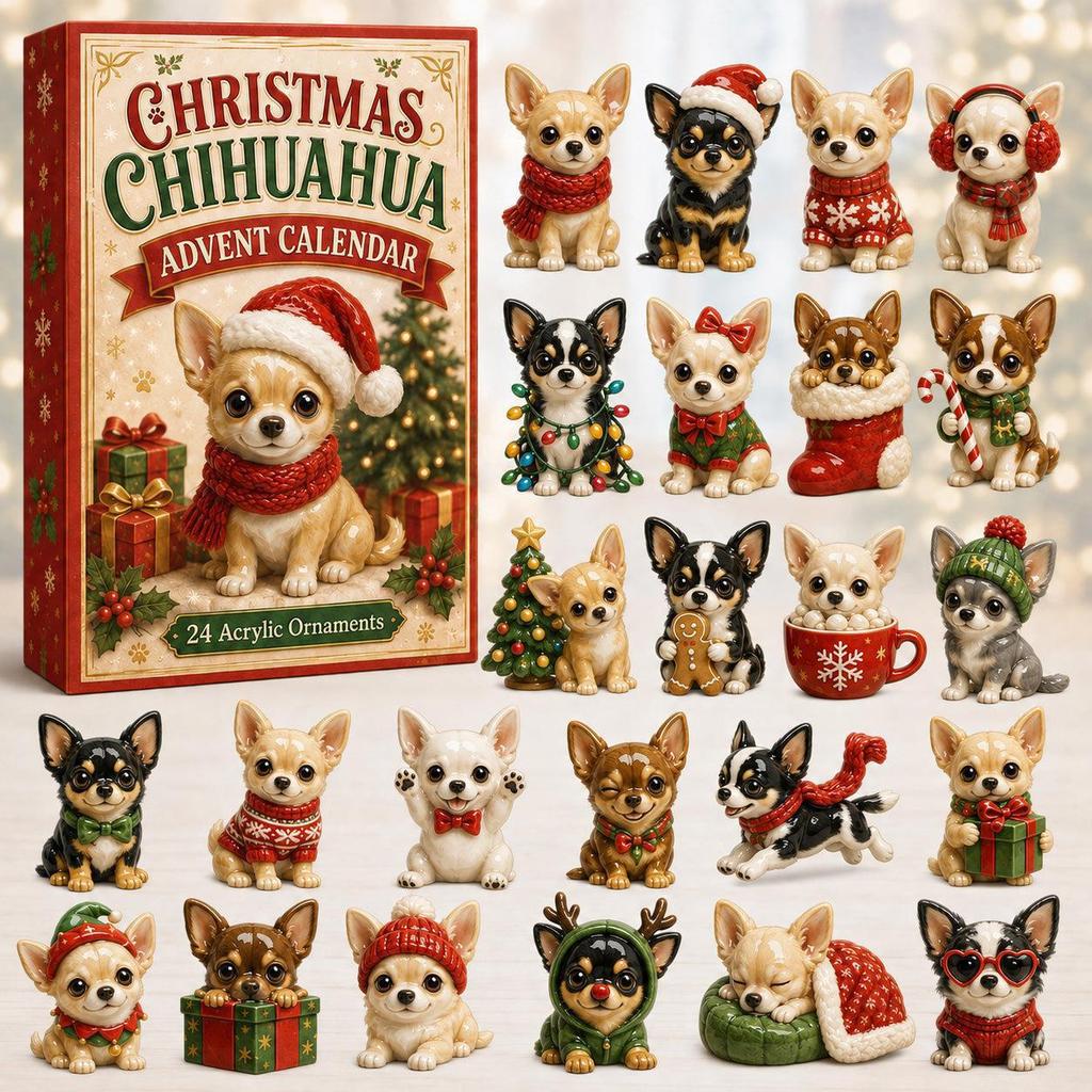 Weihnachts-Adventskalender 2026 – Feiertags-Blindbox-Kalender im Tier-Thema
