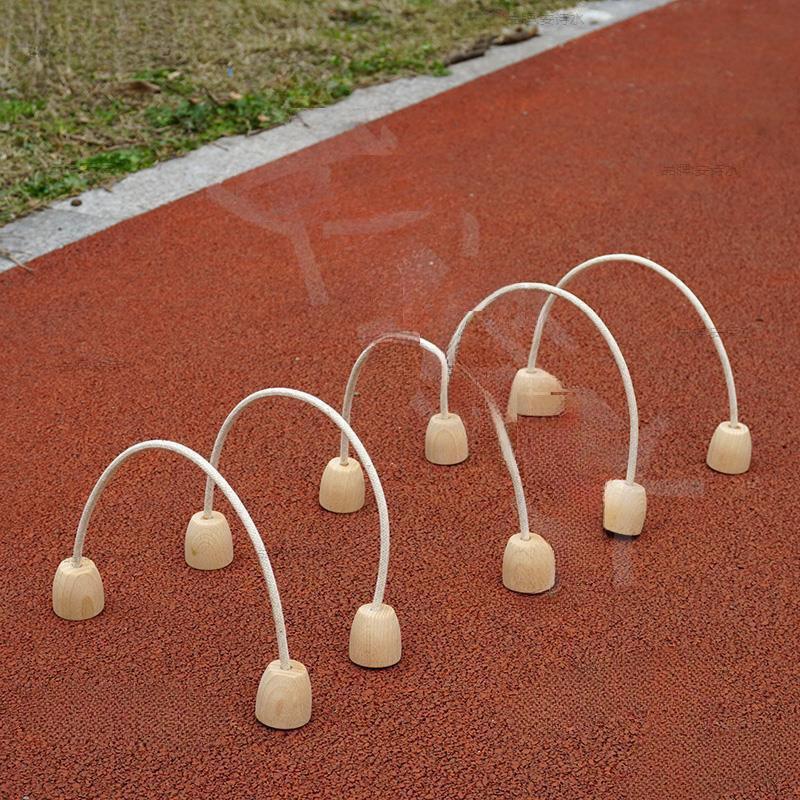 Children's Wooden Pole Croquet Set for Sensory Integration and Group Fun