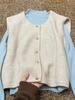 Luxury Little Coco Knit Vest Women's Sweater Vest Cardigan - Solid Color Base Layer Sleeveless Set