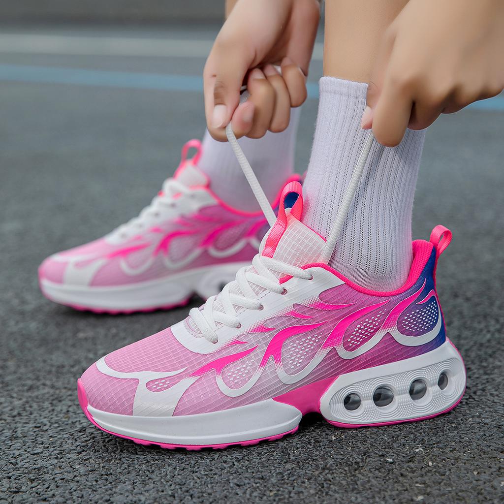 New large size comfortable shoes lightweight casual fly-woven mesh sneakers breathable running shoes