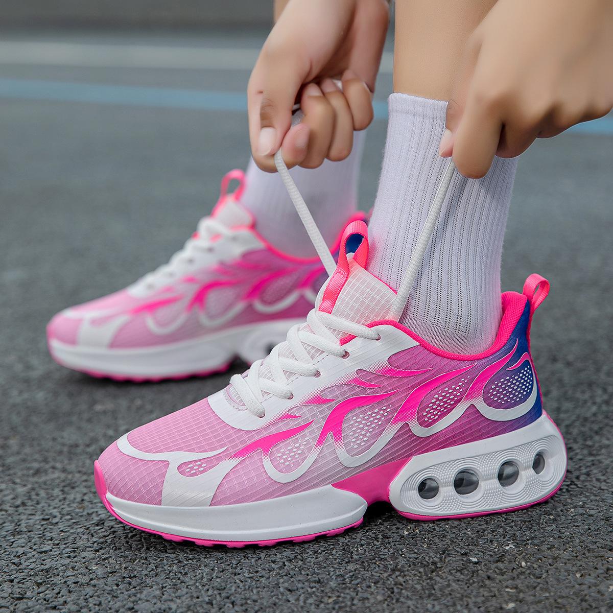 New large size comfortable shoes lightweight casual fly-woven mesh sneakers breathable running shoes 36