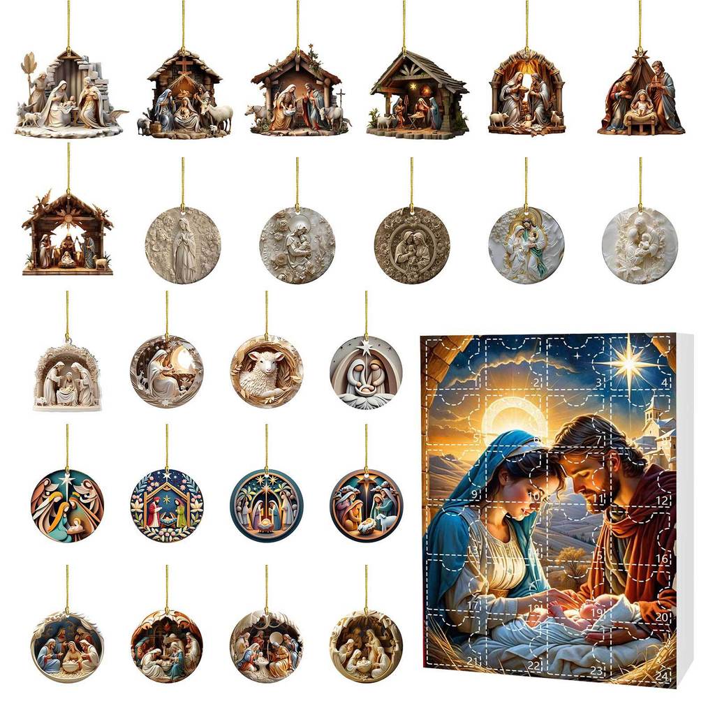 Osterkalender Überraschungsbox Acryl Hängeornament Für Feiertagsgeschenk Dekoration