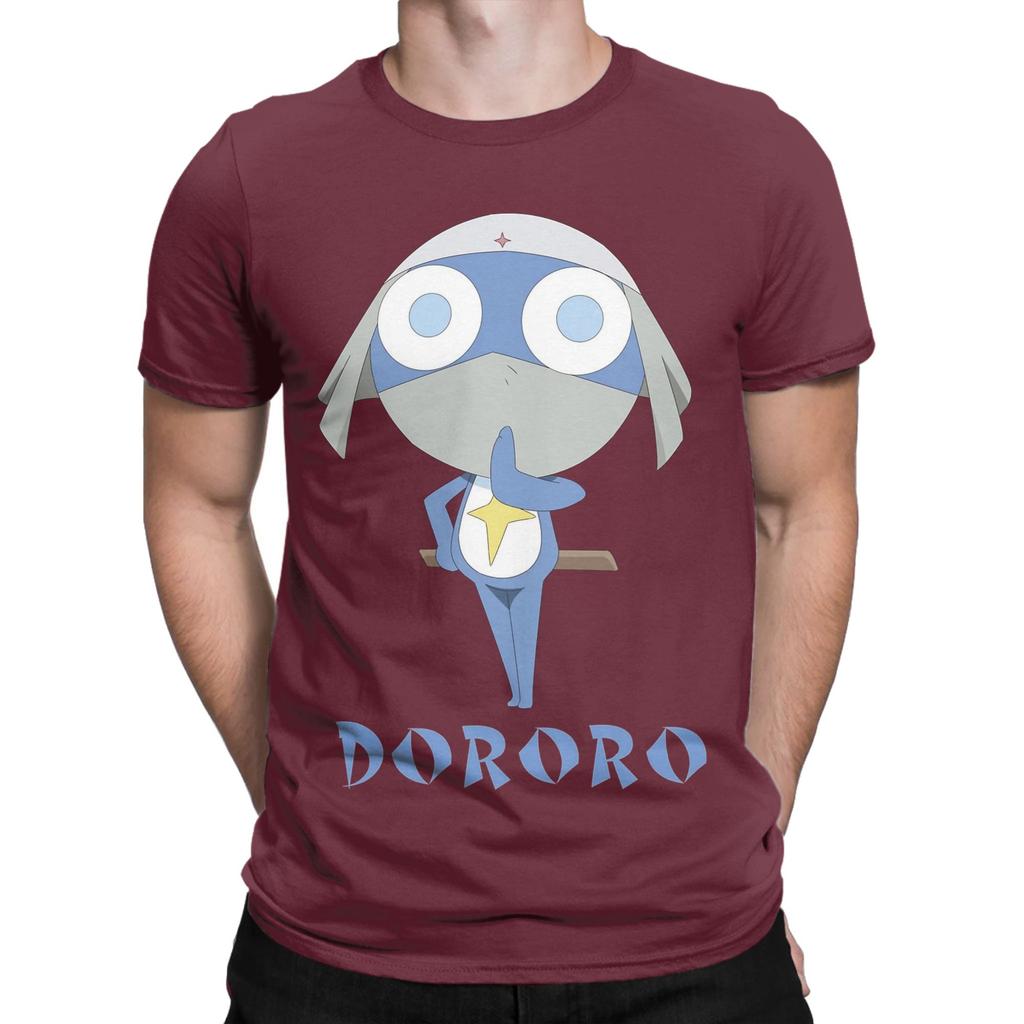 Men Women Lance Corporal Dororo Reporting Sgt Frog Keroro T Shirt  Pure Cotton Clothing Fun Short Sleeve Tees Summer TShirt