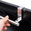 Cabinet Door Towel Bar, Dish Towel Rack for Cabinet, Stainless Steel Kitchen Towel Holder, Over The Door Hand Towel Hanger for Kitchen Bathroom