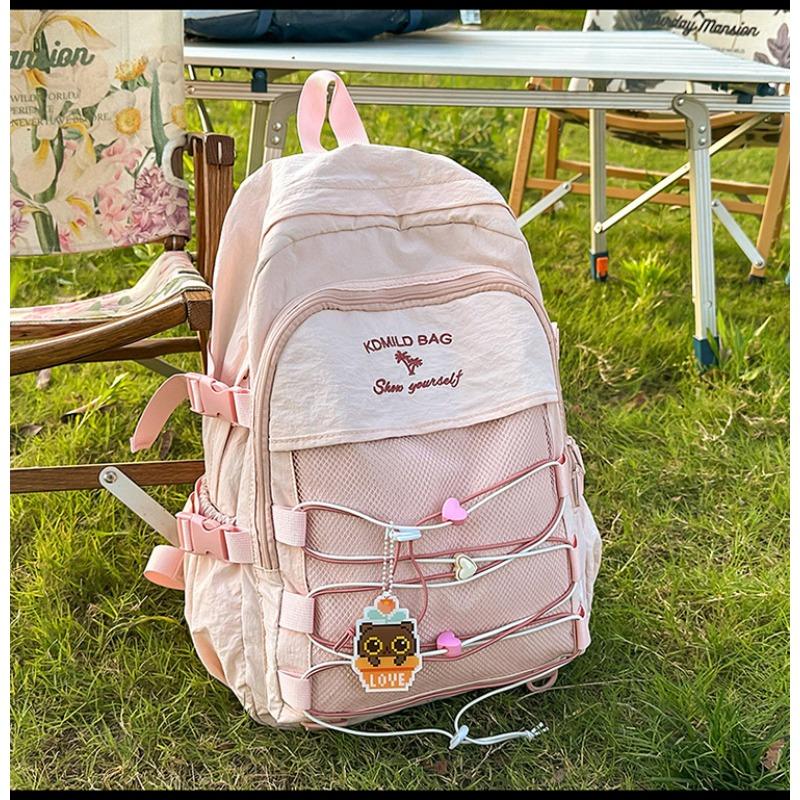 Cross-strap Backpacks, Large-capacity Outdoor Backpacks, Travel Bags, and School Bags for Junior and Senior High School Students