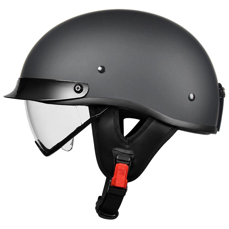 Hot Selling Motorcycle Helmet Half Face bicycle Motorcycle Helmet Detachable Cotton Lining Summer Half Helmet Factory Wholesale